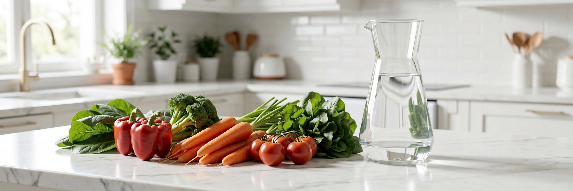 Frische Zutaten für gesunde Ernährung
